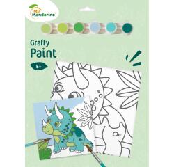 Graffy Paint, Dino 20x20 cm