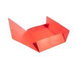 Chemise à élastiques Maxi capacity carte lustrée 425gm2 - A4 - Rouge