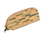 Clairefontaine CORK Small oval Pencil Case, Vegetal Design