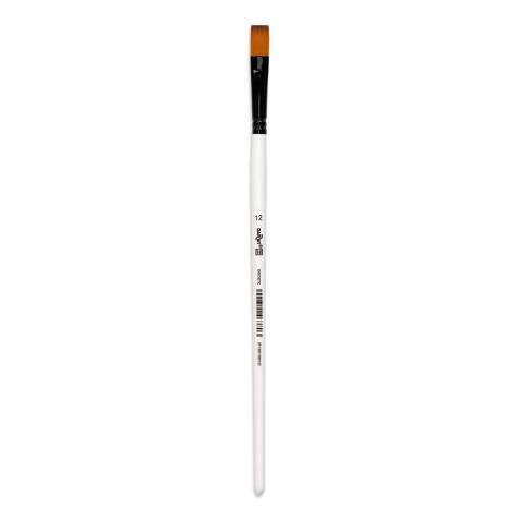Darwi For You pinceau plat 11 mm taille 12 - Blanc