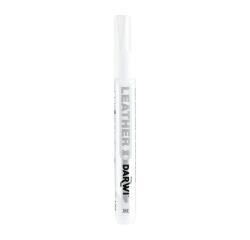 DARWI Marqueur Peinture sur Cuir Pointe Conique Fine 2mm - Blanc