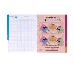 Textes reliure intégrale 7000 17x22 cm 148 pages grands carreaux 70 g - Assortis