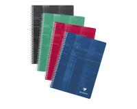 Cahier reliure intégrale A4 180 pages quadrillé 4x4 - Assortis