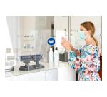 Non-slip adhesive PVC panel Mask required 20 cm - Blue