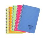 Carnet reliure intégrale Linicolor FRESH 9,5x14cm 100 pages ligné couverture plastique polypropyène rainuré Couleur aléatoire - Assortis