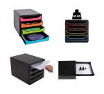 Cassettiera Big Box 4 cassetti Metallic - Argento