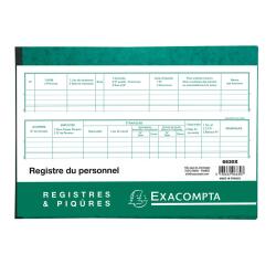 Piqûre Législation sociale - Registre du personnel : 99 inscrits - texte FR - 10 pages