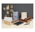 COSMICUIR DAIM Trousse plate 22x11cm - Doré