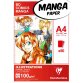 Manga Illustrations bloc collé 50F A4 100g