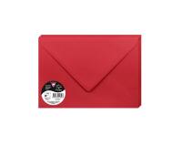 Pollen® pak 20 enveloppen gegomd 120g 162x229 - Kersenrood