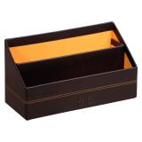 Rhodiarama porte-courrier simili cuir italien 25x10x14 cm - Noir