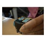 Encre 1670 à paillettes dorées - Turquoise de Perse