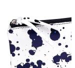 COSMICUIR CUIR Lisse Trousse plate 22x11 cm Bleu foncé