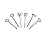 Boîte de 100 épingles à tête triangulaire - Argent