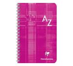 Répertoire reliure intégrale 11x17 cm 100 pages grands carreaux - Assortis