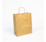 Paq.25 sacs kraft lisse, 22x10x27cm, Or - Or