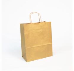 Paq.25 sacs kraft lisse, 22x10x27cm, Or - Or