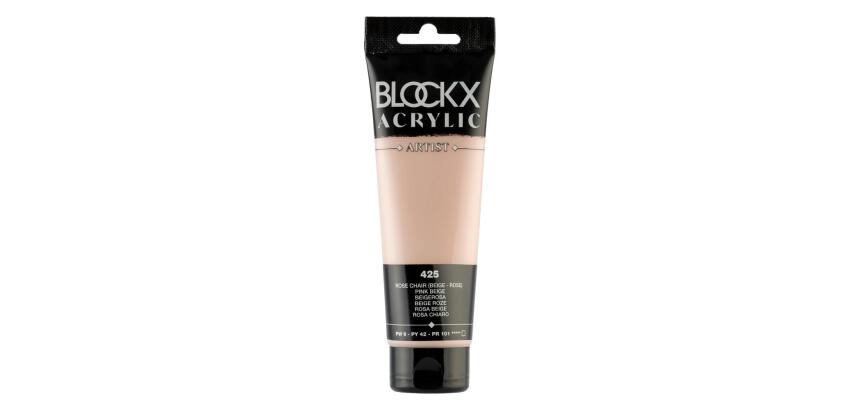 Peinture acrylique fine tube 120ml - Rose chair