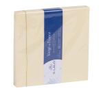 25 enveloppes 165x165mm, Vergé de France doublées gommées