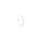 Petit symbole féminin 12cm - Blanc