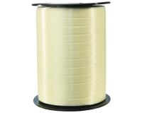 Bolduc bobine lisse 500mx7mm, Argent - Ivoire