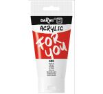 Darwi For You tube de peinture acrylique 75 ml - Rouge vif