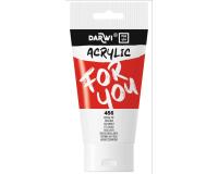 Darwi For You tube de peinture acrylique 75 ml - Rouge vif