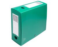 Boite de classement à pression Dos 100mm polypropylène 7/10e Opaque - A4 - Vert