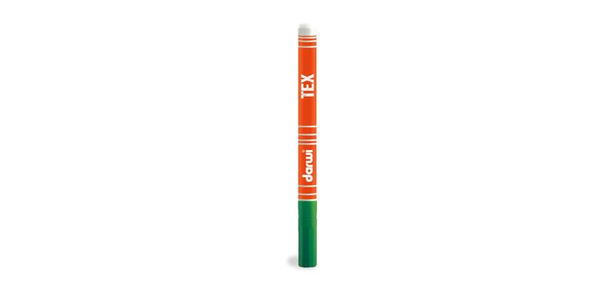 DARWI Marqueur Peinture Textile Pointe Conique Fine 1mm - Vert sapin