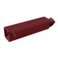 Rhodiarama trousse plumier simili cuir italien 23x5x5 cm - Lie de vin