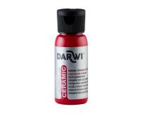 DARWI Flacon de 50 ml de Peinture sur Céramique à Froid - vermillon