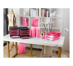 Porte-revues The Magazine Linicolor - Framboise