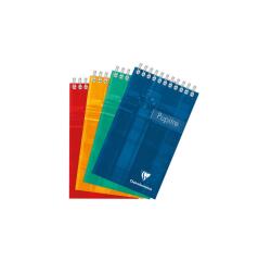 Bloc Pupitre reliure intégrale 10,5x17cm 80 feuilles détachables lignées Couleur aléatoire - Assortis