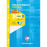 Feuillets mobiles-blanc A4 séyès 200 pages + 100 GRATUITES