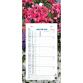 Calendrier mensuel Nature avec feuillets détachables 15,5 x 28,5 cm sur plaque imprimée 19 x 41 cm 2026 - Visuels assortis