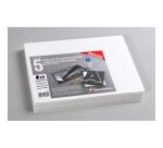 Carton Mousse lot 5 feuilles A4 10mm - Blanc