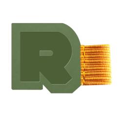 Rhodiarama porte-stylo autoadhésif 4x3 cm pour blocs carnets et agendas - Sauge