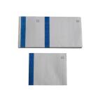 Bloc vendeur à bande couleur 100 feuillets double numérotage - 6 ,6 x 13,5 cm
