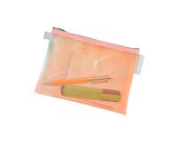 Pochette à fermeture éclair en plastique souple Candy Tidy - A5 - Couleurs assorties