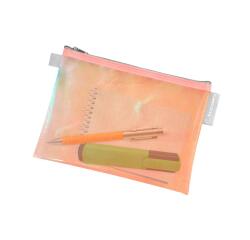 Exacompta Candy Tidy Zipped Pocket, A5, Soft Plastic - Assorted colours