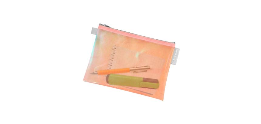 Pochette à fermeture éclair en plastique souple Candy Tidy - A5 - Couleurs assorties