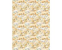 766 - Pochette 20 feuilles Décopatch - Jaune