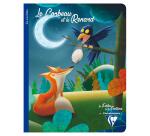 Les Fables de La Fontaine cahier piqué 17x22cm 96 pages ligné + marge 6 fables assorties - Assortis