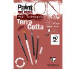 Bloc PaintON TERRACOTTA collé A6 20F