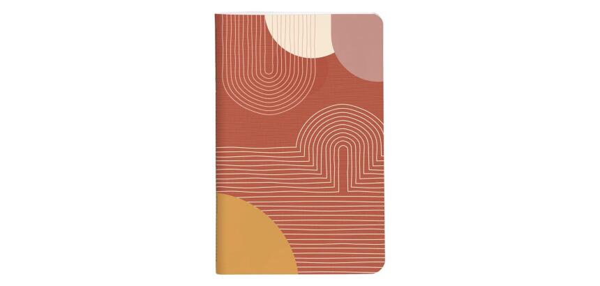 Terracotta, Carnet cousu fil 7,5x12 cm, 48 pages, uni, ass.