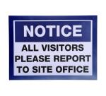 Pochette d'affichage magnétique A4 - Bleu