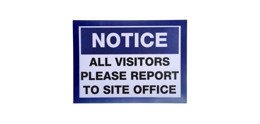 Pochette d'affichage magnétique A4 - Bleu