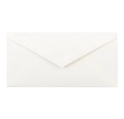 25 enveloppes DL (110x220mm) Vergé de France doublées gommées