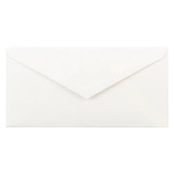 25 enveloppes DL (110x220mm) Vergé de France doublées gommées