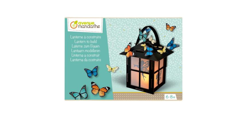 Boîte créative, Lanterne à construire - Bleu